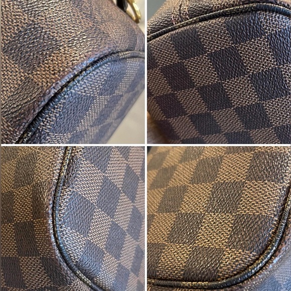 PRISTINE Authentic Louis Vuitton Damier Ebene Uzes Tote N51128 from 2005 - Picture 5 of 8